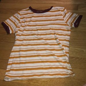 Short sleeved striped shirt